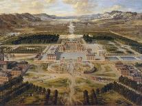 View of Castle and Gardens of Versailles, from Avenue De Paris in 1668-Pierre Patel-Art Print