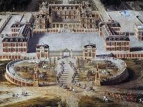 View of Castle and Gardens of Versailles from Avenue De Paris, 1668-Pierre Patel-Framed Giclee Print