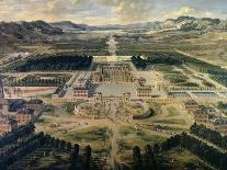 View of the Chateau, Gardens and Park of Versailles from the Avenue De Paris-Pierre Patel-Giclee Print