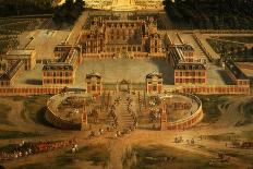 View of Castle and Gardens of Versailles from Avenue De Paris, 1668-Pierre Patel-Giclee Print