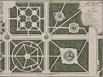 Recueil des "Plans des châteaux et parcs de Versailles, Trianon et Marly vers 1732" ; Relié aux-Pierre Prieur-Framed Stretched Canvas
