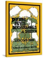 Pierre Puvis De Chavannes, a Sketch, Lily Lewis Rood-Ethel Reed-Stretched Canvas
