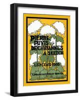 Pierre Puvis De Chavannes, a Sketch, Lily Lewis Rood-Ethel Reed-Framed Art Print