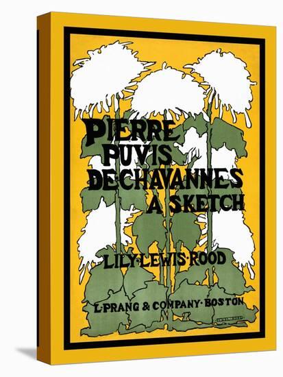 Pierre Puvis De Chavannes, A Sketch, Lily Lewis Rood-Ethel Reed-Stretched Canvas