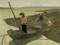 Le repos-Pierre Puvis de Chavannes-Framed Giclee Print