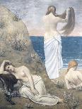 Young Girls by the Sea, Before 1894-Pierre Puvis de Chavannes-Giclee Print