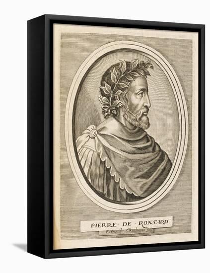 Pierre Ronsard French Poet-Nicolas de Larmessin-Framed Stretched Canvas