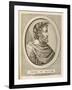 Pierre Ronsard French Poet-Nicolas de Larmessin-Framed Art Print