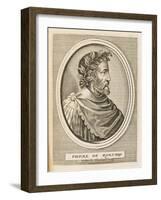 Pierre Ronsard French Poet-Nicolas de Larmessin-Framed Art Print