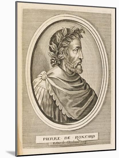 Pierre Ronsard French Poet-Nicolas de Larmessin-Mounted Art Print