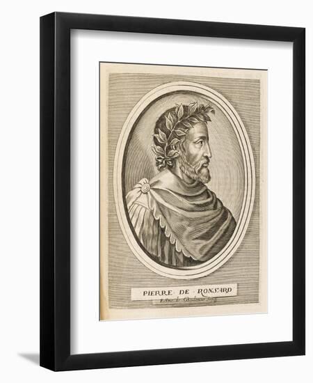 Pierre Ronsard French Poet-Nicolas de Larmessin-Framed Art Print