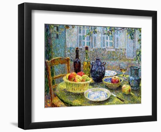 Pierre's Table, 1920-Henri Eugene Augustin Le Sidaner-Framed Giclee Print