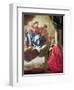 Pierre Tullier before the Virgin and Child and St. Stephen (Oil on Canvas)-Jacques Blanchard-Framed Giclee Print