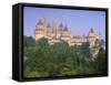 Pierrefonds Castle, Picardie (Picardy), France, Europe-John Miller-Framed Stretched Canvas