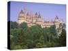 Pierrefonds Castle, Picardie (Picardy), France, Europe-John Miller-Stretched Canvas