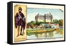 Pierrefonds Oise, Château, Louis, Duc D'Orléans-null-Framed Stretched Canvas