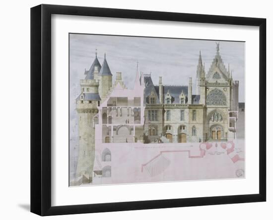 Pierrefonds-Eugène Viollet-le-Duc-Framed Giclee Print