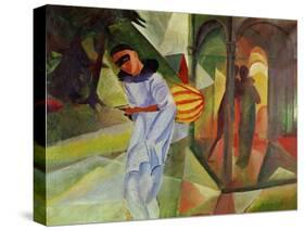 Pierrot, 1913 Canvas.-August Macke-Stretched Canvas