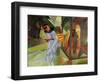 Pierrot, 1913 Canvas.-August Macke-Framed Giclee Print