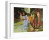 Pierrot, 1913 Canvas.-August Macke-Framed Giclee Print