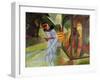 Pierrot, 1913 Canvas.-August Macke-Framed Giclee Print