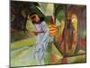 Pierrot, 1913 Canvas.-August Macke-Mounted Giclee Print