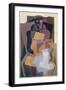 Pierrot, 1922 (Oil on Canvas)-Juan Gris-Framed Giclee Print