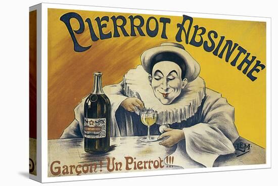 Pierrot Absinthe-null-Stretched Canvas