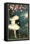 Pierrot and Ballerina with Fireworks-null-Framed Stretched Canvas