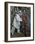 Pierrot and Harlequin (Mardi-Gra), C1888-Paul Cézanne-Framed Giclee Print