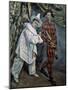 Pierrot and Harlequin (Mardi-Gra), C1888-Paul Cézanne-Mounted Giclee Print