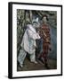 Pierrot and Harlequin (Mardi-Gra), C1888-Paul Cézanne-Framed Giclee Print