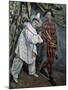 Pierrot and Harlequin (Mardi-Gra), C1888-Paul Cézanne-Mounted Giclee Print