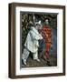 Pierrot and Harlequin (Mardi Gras), 1888-Paul Cézanne-Framed Premium Giclee Print