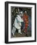 Pierrot and Harlequin (Mardi Gras), 1888-Paul Cézanne-Framed Premium Giclee Print