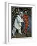 Pierrot and Harlequin (Mardi Gras), 1888-Paul Cézanne-Framed Premium Giclee Print