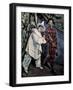 Pierrot and Harlequin-Paul Cézanne-Framed Giclee Print