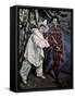 Pierrot and Harlequin-Paul Cézanne-Framed Stretched Canvas