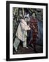 Pierrot and Harlequin-Paul Cézanne-Framed Giclee Print