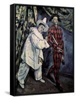 Pierrot and Harlequin-Paul Cézanne-Framed Stretched Canvas