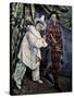 Pierrot and Harlequin-Paul Cézanne-Stretched Canvas