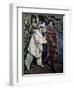 Pierrot and Harlequin-Paul Cézanne-Framed Giclee Print