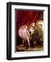 Pierrot and Pierrette-Edmond Louyot-Framed Giclee Print