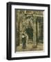 Pierrot and Woman Embracing-Walter Richard Sickert-Framed Giclee Print