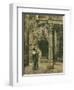 Pierrot and Woman Embracing-Walter Richard Sickert-Framed Giclee Print