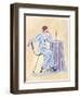 Pierrot at a Table-Judy Mastrangelo-Framed Giclee Print