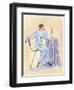 Pierrot at a Table-Judy Mastrangelo-Framed Giclee Print