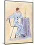 Pierrot at a Table-Judy Mastrangelo-Mounted Giclee Print