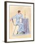 Pierrot at a Table-Judy Mastrangelo-Framed Giclee Print