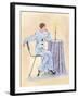 Pierrot at a Table-Judy Mastrangelo-Framed Giclee Print